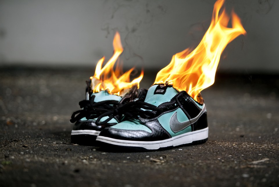 Keep burning your Nikes